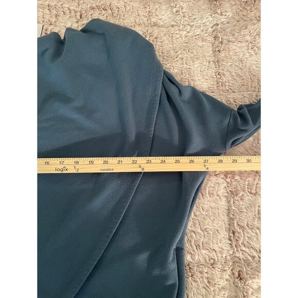 Athleta Womens Hooded Tunic Wrap‎ Top Modal/Polyester Blend S Blue - Picture 13 of 15